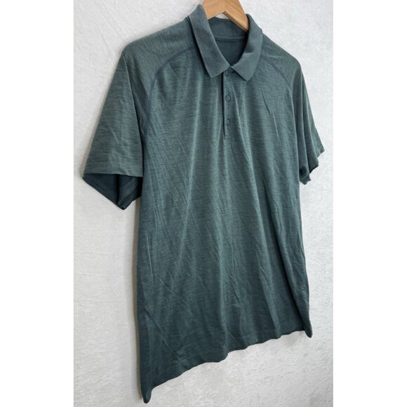 Lululemon Men's Metal Vent Tech Polo Shirt Size XL - Picture 3 of 7